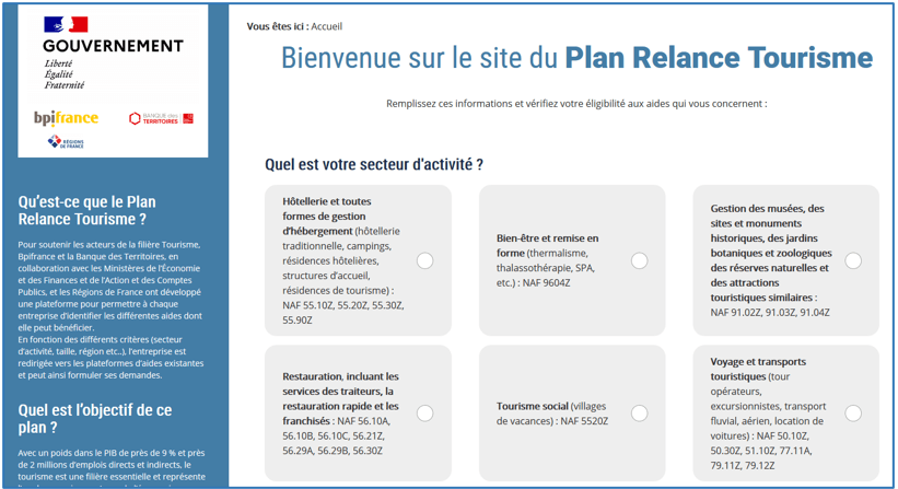 Aides entreprises COVID 19