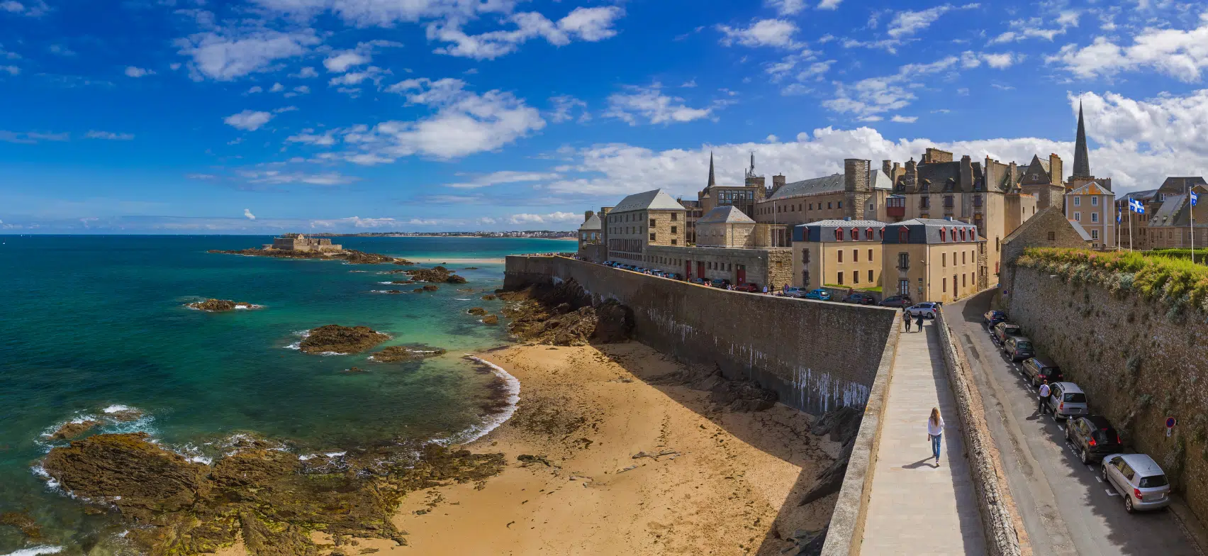Photo des remparts de Saint-Malo